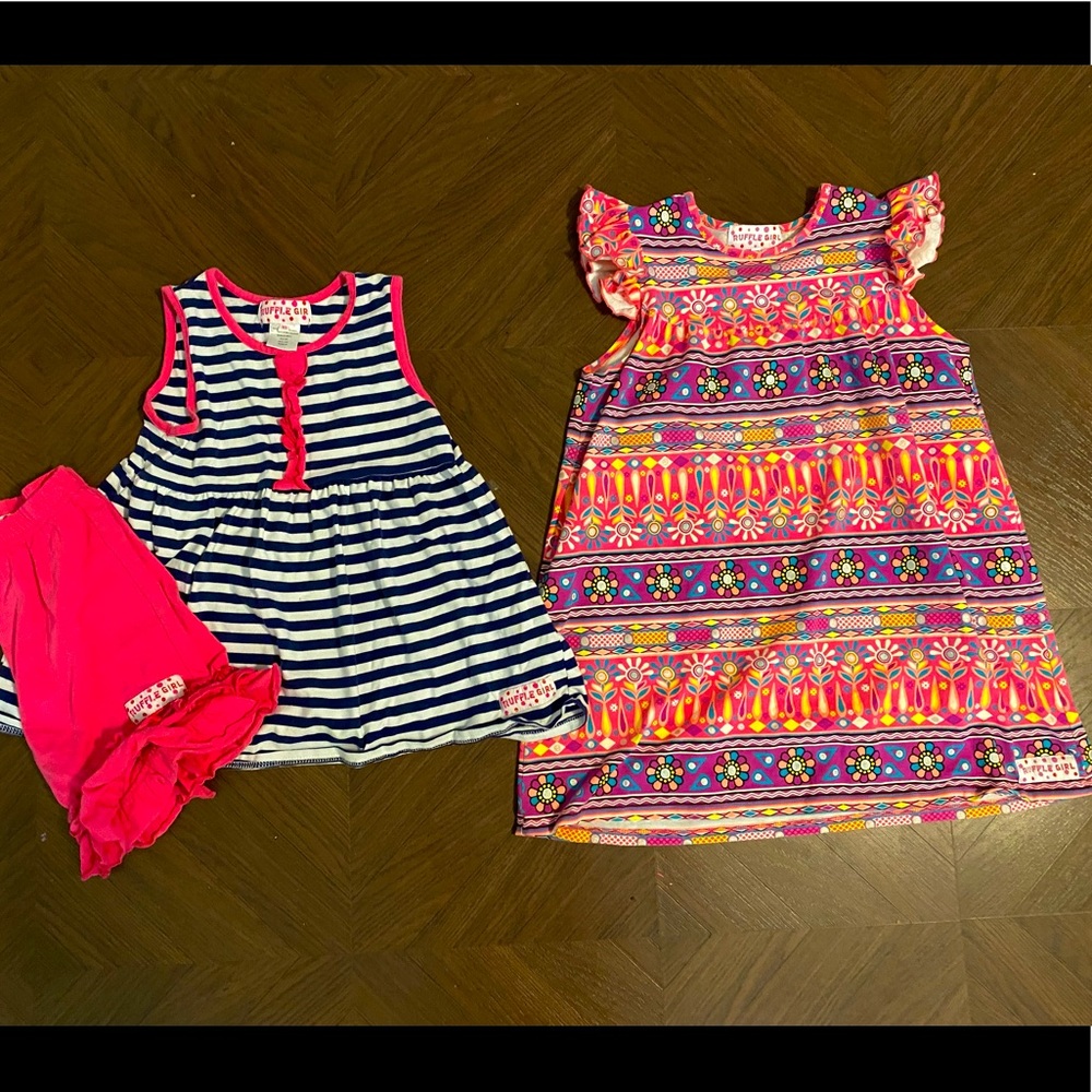 Girls Ruffle girl bundle.